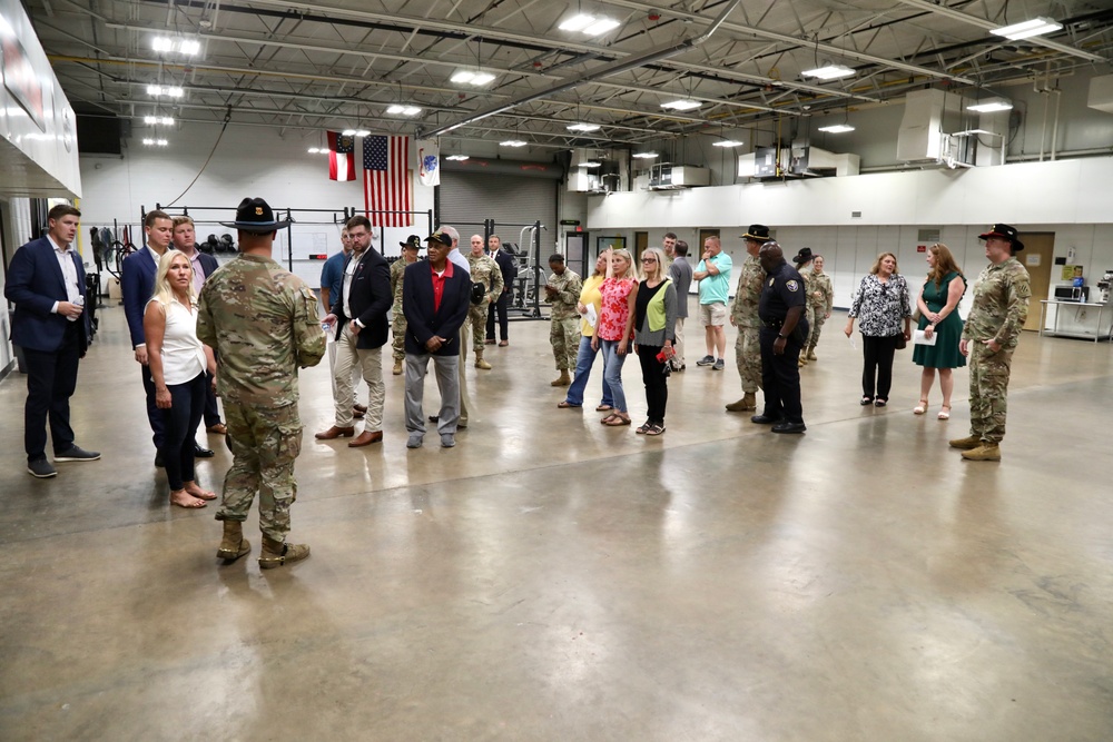 Georgia Guard Cavalry Soldiers Welcome New Leaders and Upgraded Armory