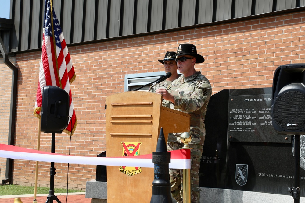 Georgia Guard Cavalry Soldiers Welcome New Leaders and Upgraded Armory