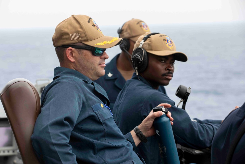 USS Princeton Conducts Replenishment at Sea