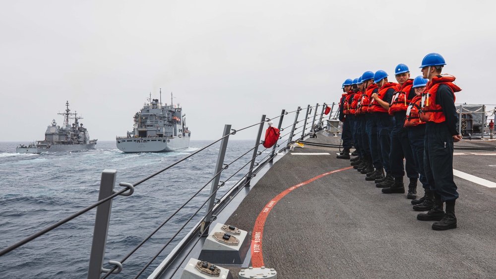 USS Sterett (DDG 104) Replenishment-at-Sea