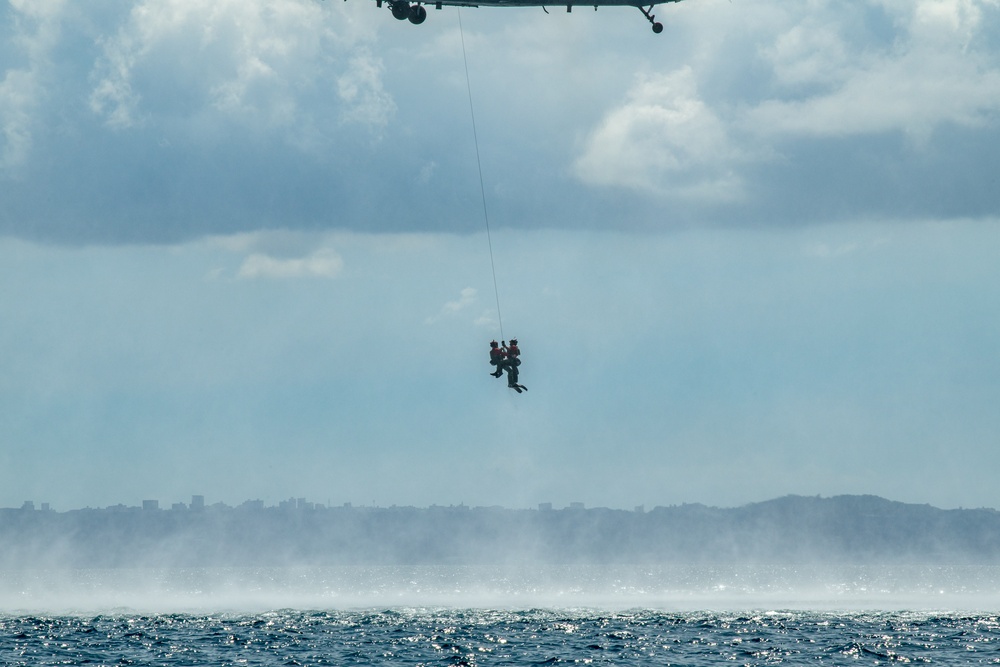 Rescue triad spreads their wings