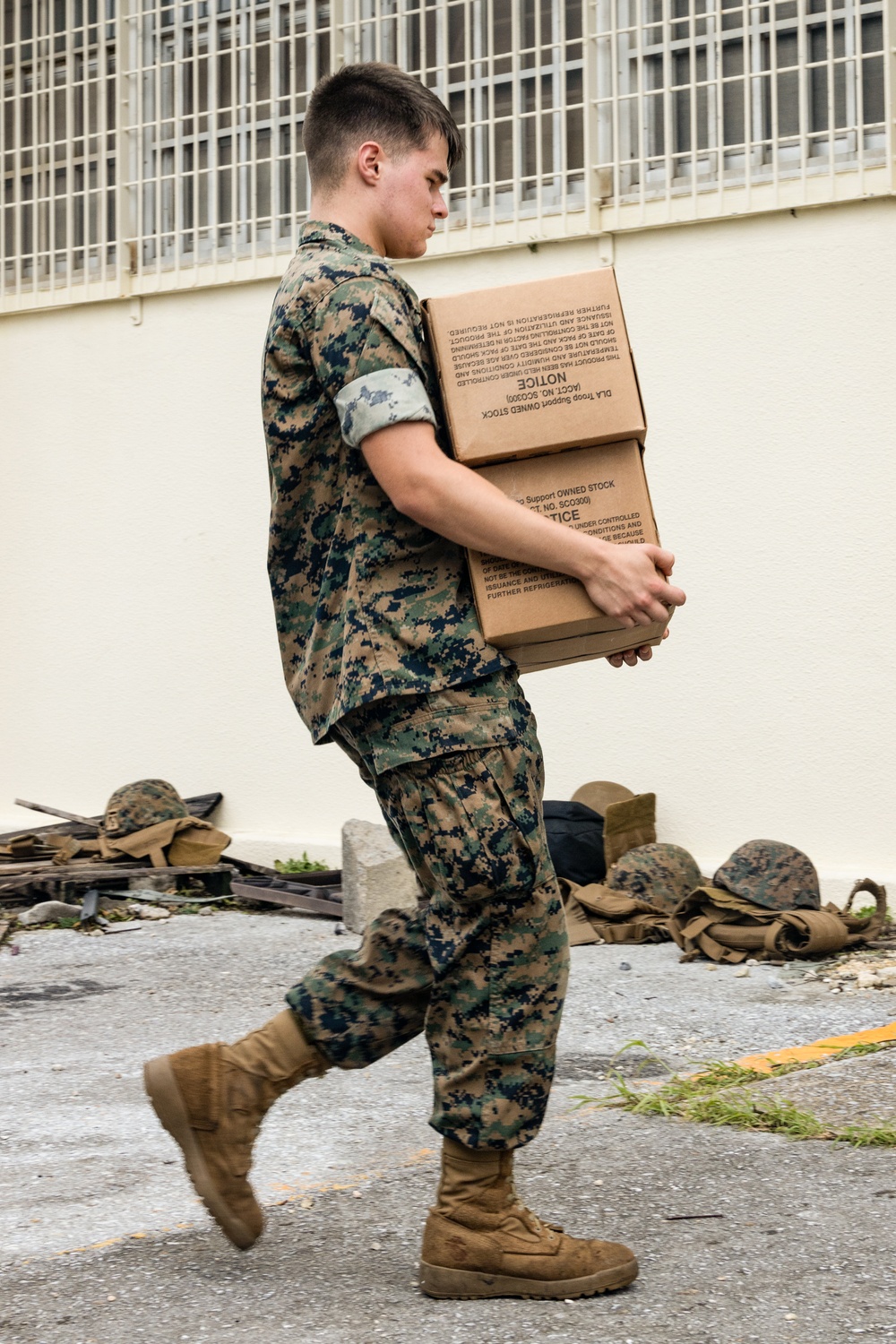 Camp Courtney Typhoon Clean Up