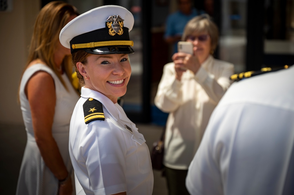 Lt. j.g. Carolina Fernandez Promotes to Lieutenant