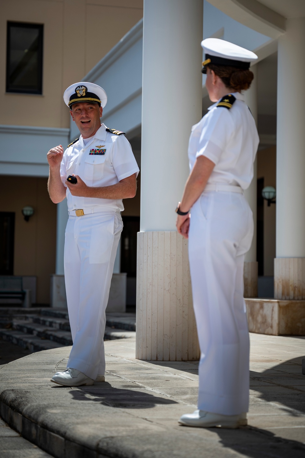 Lt. j.g. Carolina Fernandez Promotes to Lieutenant