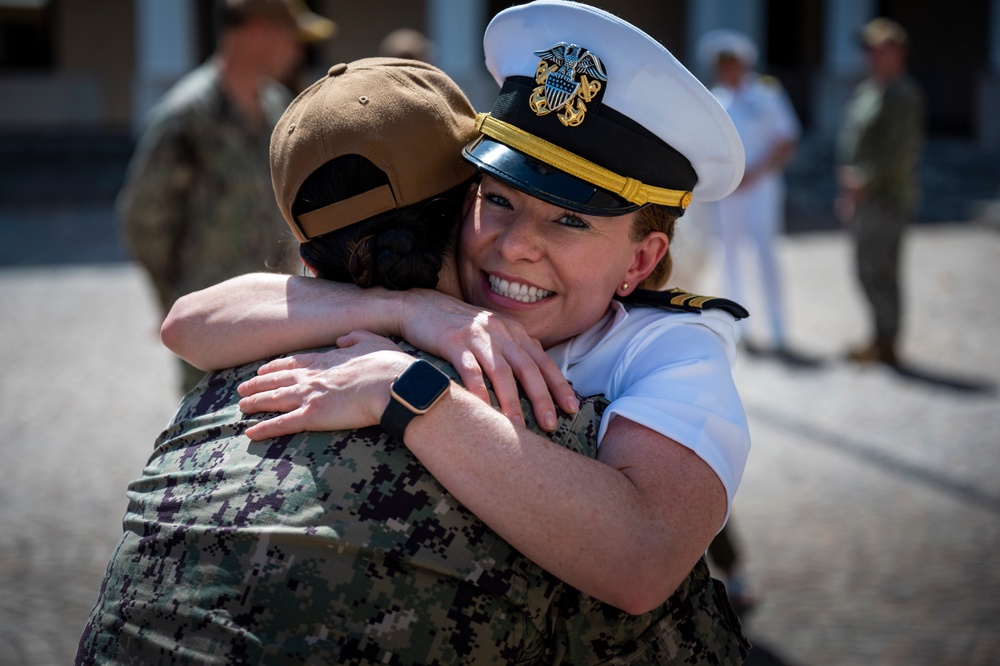 Lt. j.g. Carolina Fernandez Promotes to Lieutenant