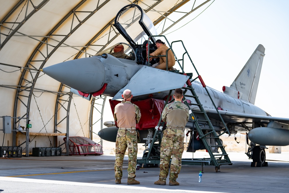 ITAF Showcases Typhoon Capabilities with Coalition Partners