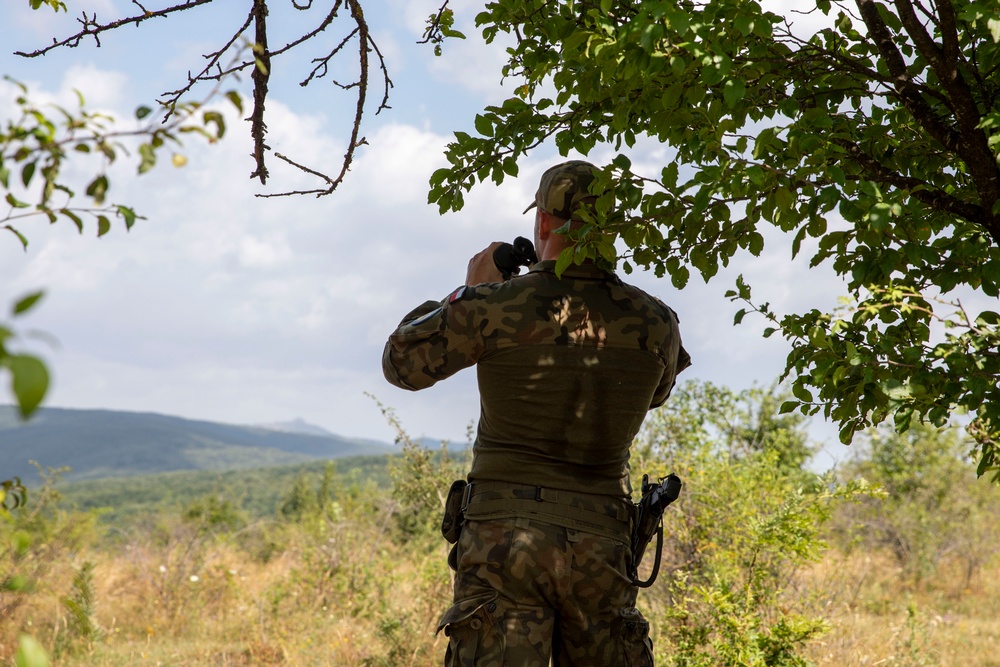 Patrol with Polish Soldiers