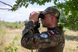 Patrol with Polish Soldiers