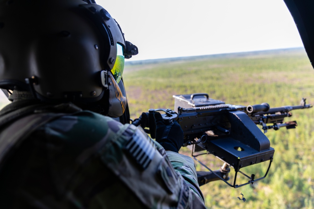 Task Force Ivy Soldiers increase lethality from the sky during aerial gunnery exercise