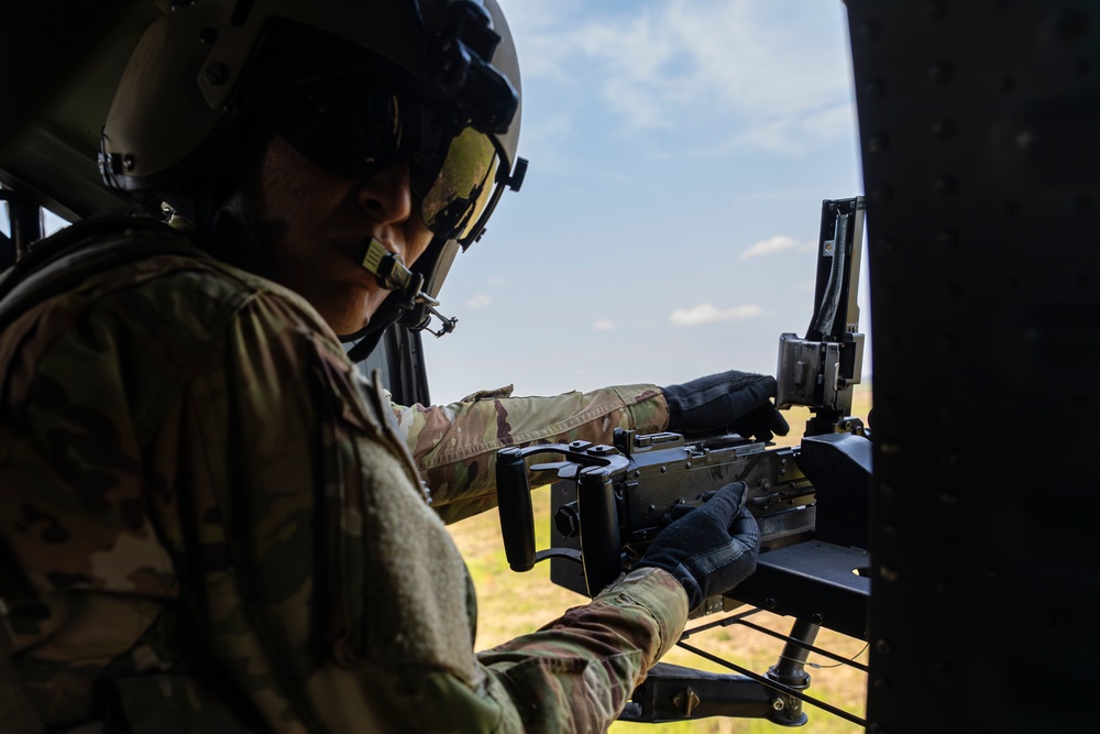 Task Force Ivy Soldiers increase lethality from the sky during aerial gunnery exercise