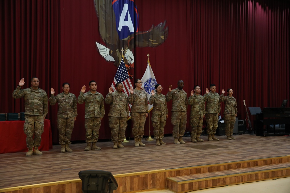 1113th TC Reenlistment