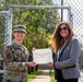 New sidewalk provides Pathfinders easy access off, on the installation