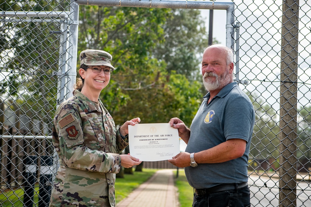 New sidewalk provides Pathfinders easy access off, on the installation