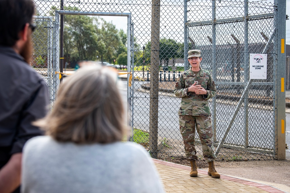 New sidewalk provides Pathfinders easy access off, on the installation