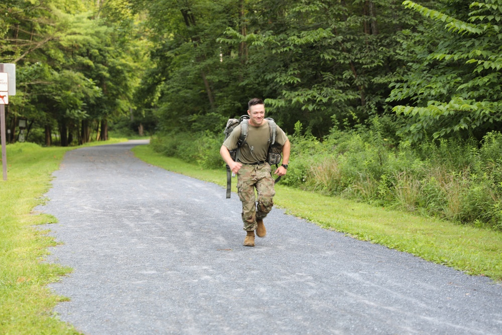 109th Mobile Public Affairs Detachment conducts 12-mile ruck march