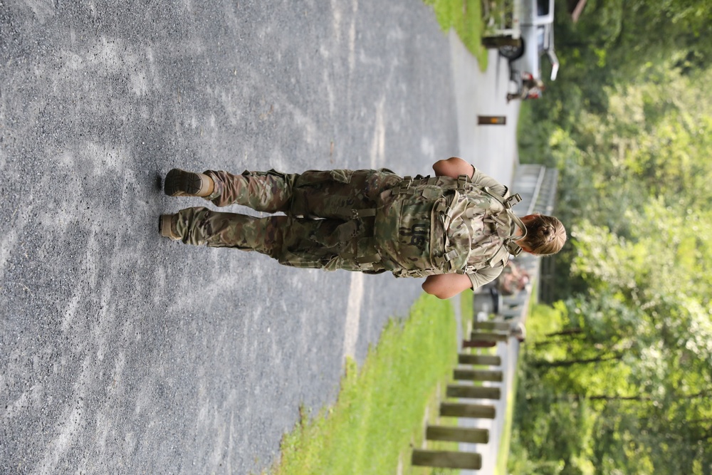 109th Mobile Public Affairs Detachment conducts 12-mile ruck march