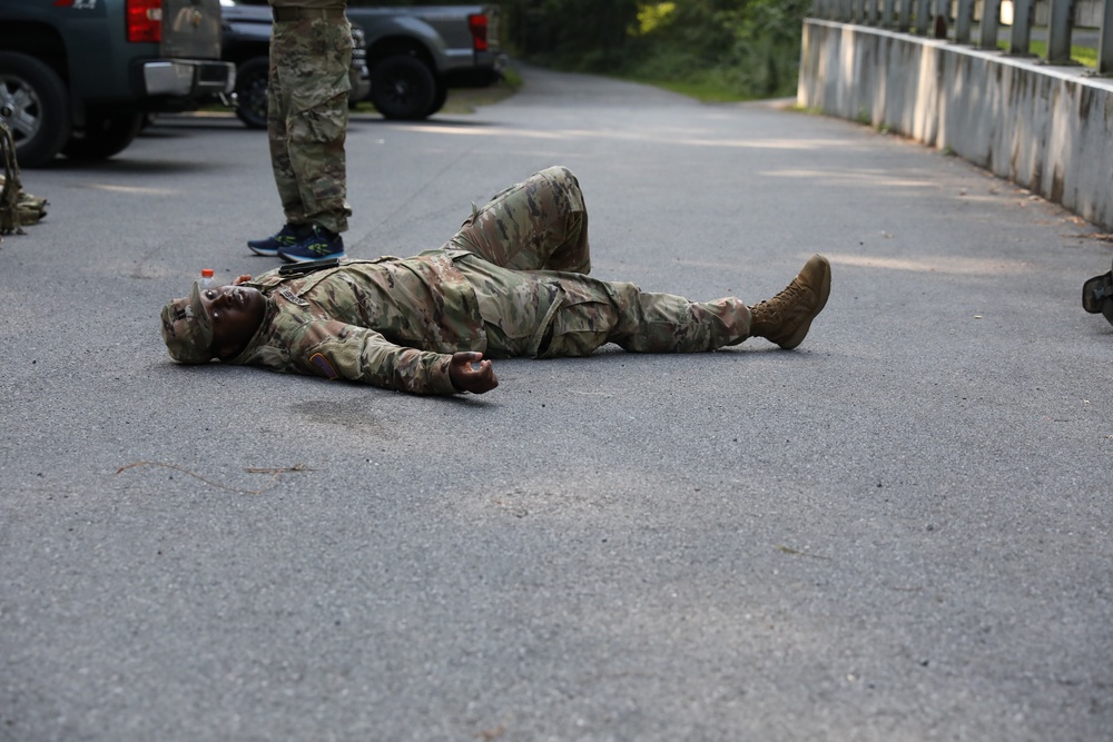 109th Mobile Public Affairs Detachment conducts 12-mile ruck march