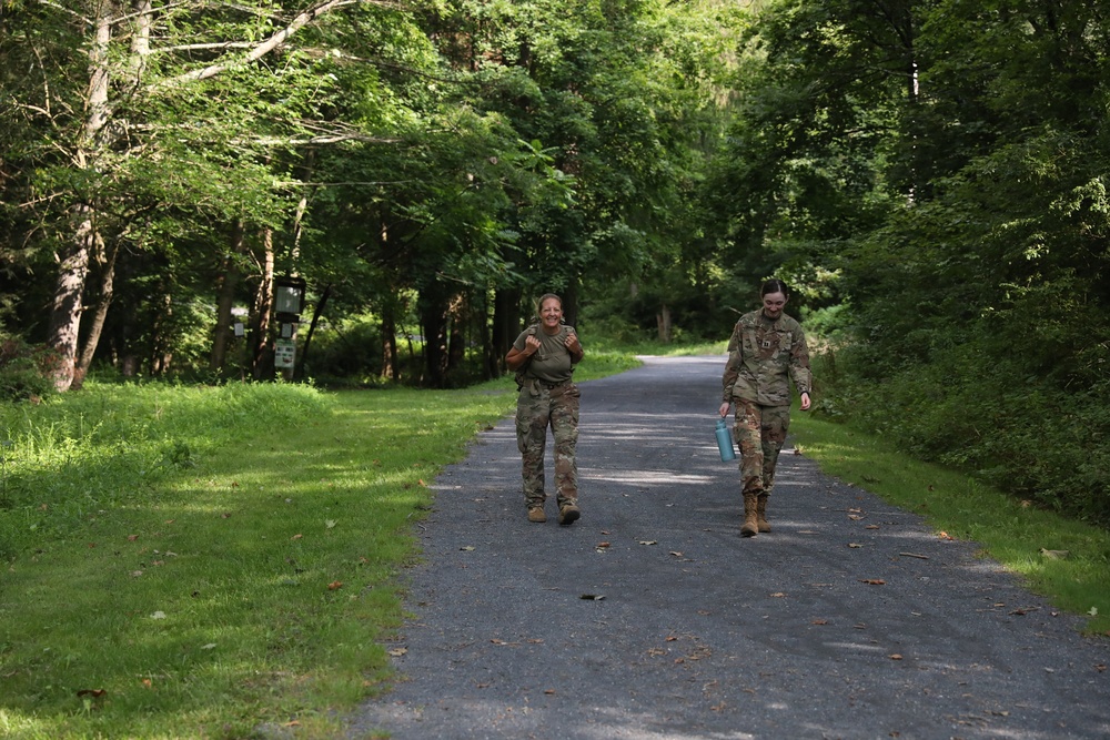 109th Mobile Public Affairs Detachment conducts 12-mile ruck march