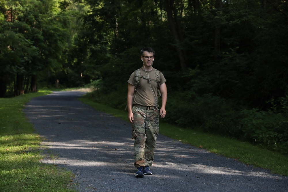 109th Mobile Public Affairs Detachment conducts 12-mile ruck march