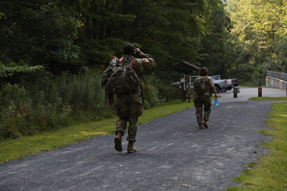 109th Mobile Public Affairs Detachment conducts 12-mile ruck march