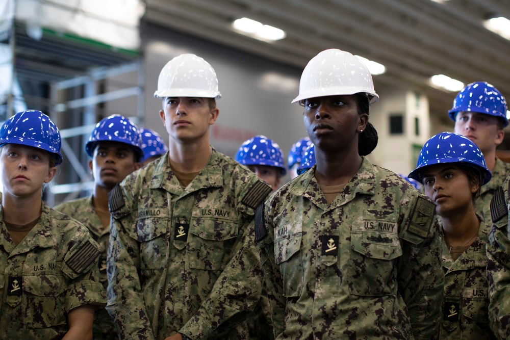 USS Tripoli Midshipmen Tour