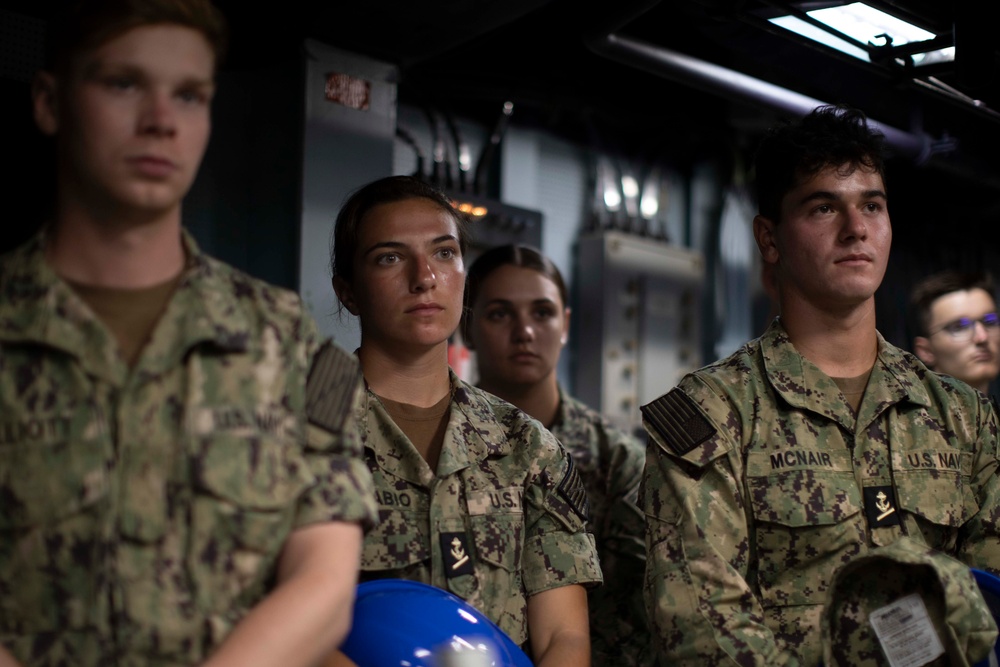 USS Tripoli Midshipmen Tour