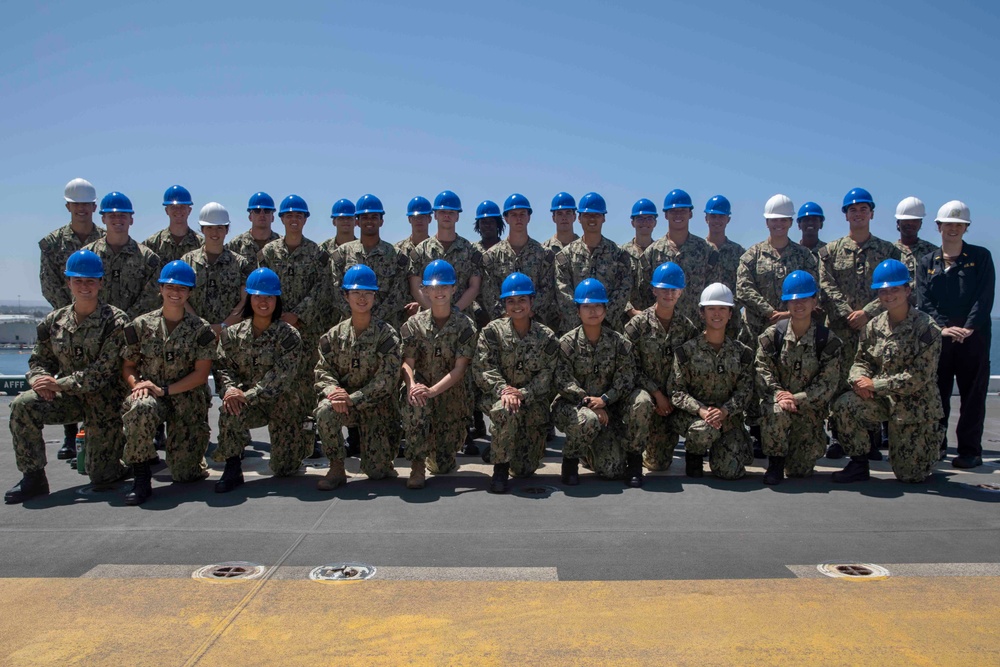 USS Tripoli Midshipmen Tour