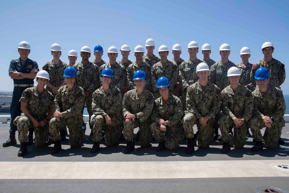 USS Tripoli Midshipmen Tour