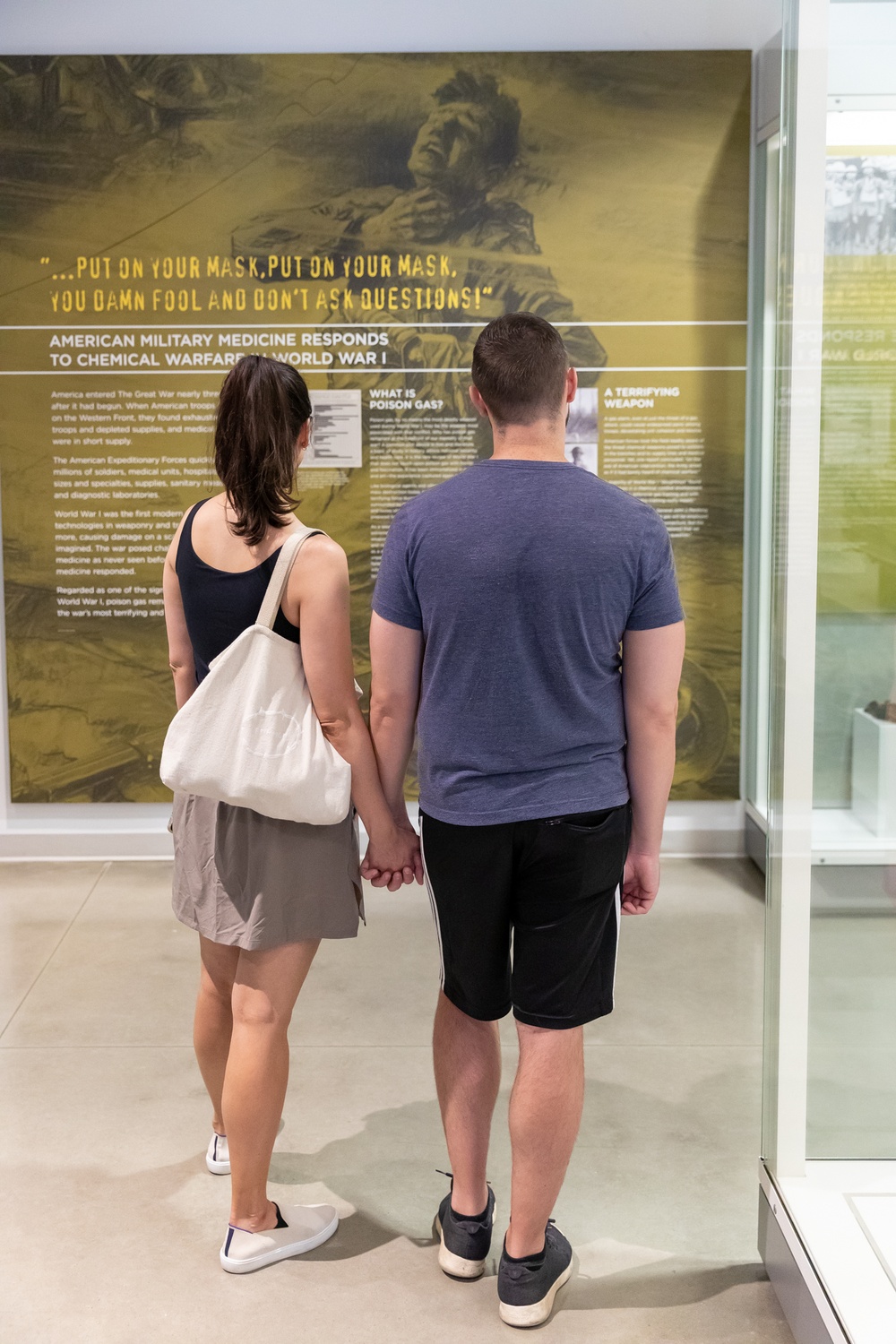 Visitors Tour the Museum