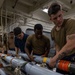 USS Bataan Sailors assemble a missile