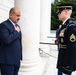 Iraqi Minister of Defense Thabit Muhammad Al-Abassi Participates in a Public Wreath-Laying Ceremony at the Tomb of the Unknown Soldier