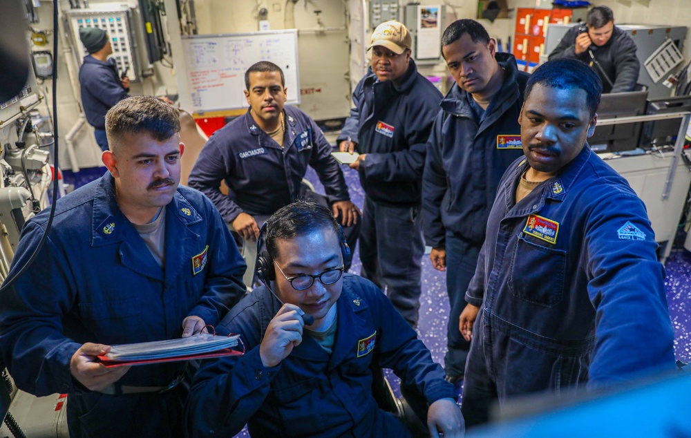 USS Benfold Conducts Routine Engineering Operations