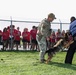 POLYTECH High School student athletes visit Dover AFB