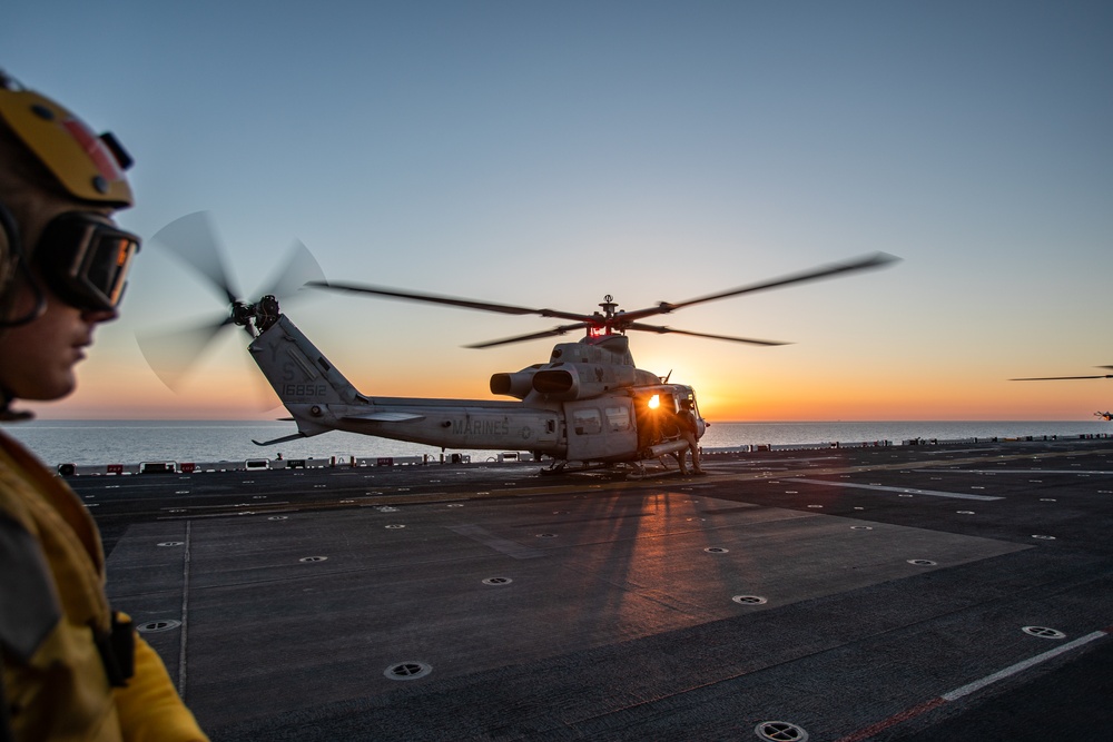 Bataan ARG and 26th MEU(SOC) Conduct Helicopter Operations