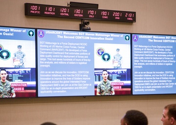 USARCENT recognizes CENTCOM Innovation Oasis Winner