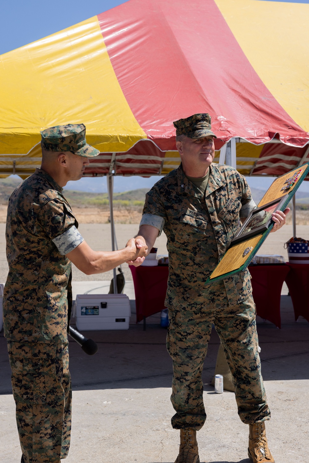 Marine Corps Installations West, MCB Camp Pendleton Deputy Commander, Col Farnum retires after 34 years of service