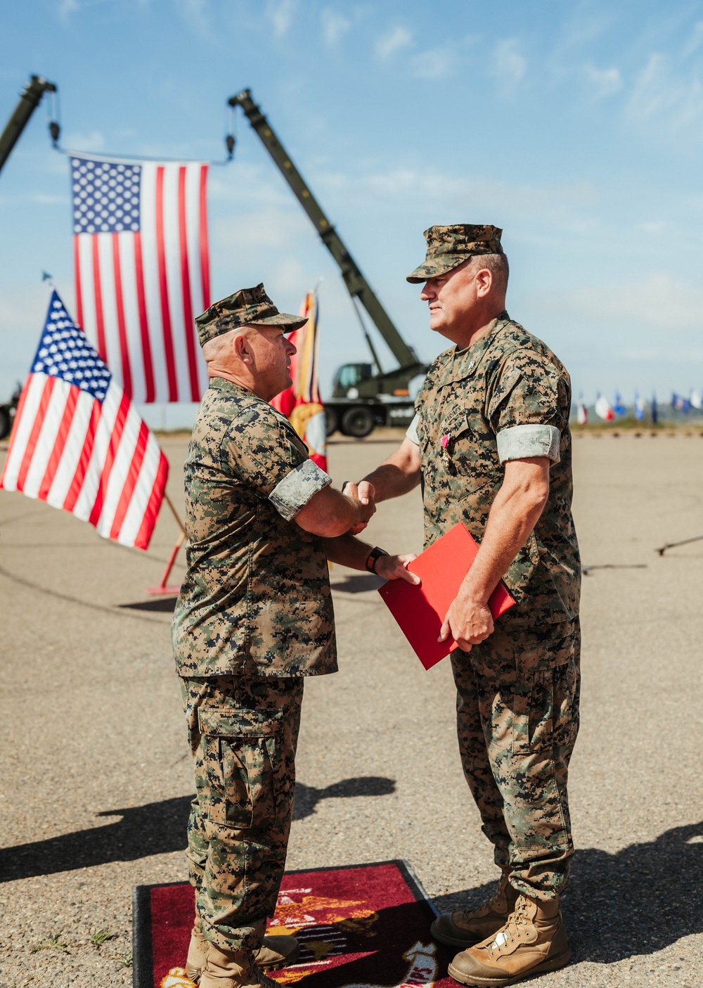 Marine Corps Installations West, MCB Camp Pendleton Deputy Commander, Col.  Farnum retires after 34 years of service