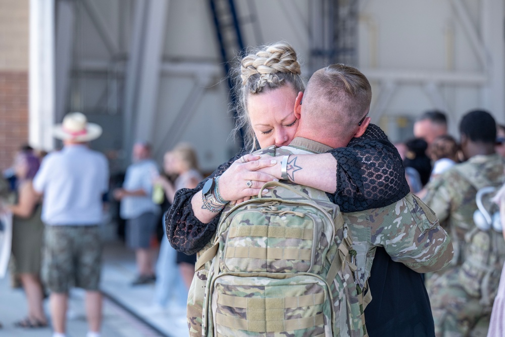 Idaho Army National Guard Soldiers Return Home