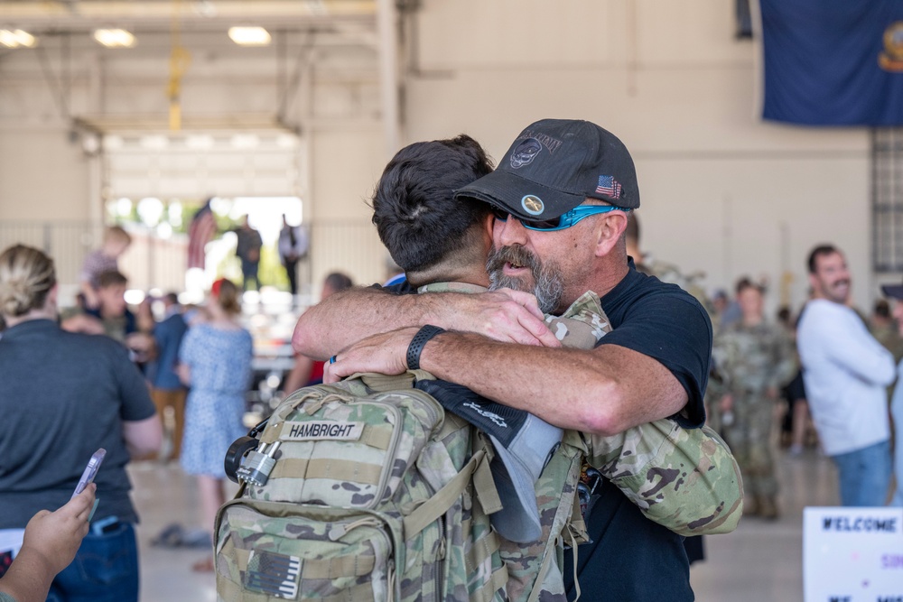 Idaho Army National Guard Soldiers Return Home