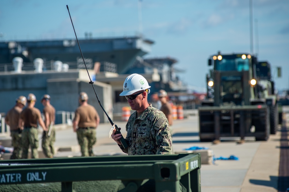 NECC Sailors Train During Large Scale Exercise 2023