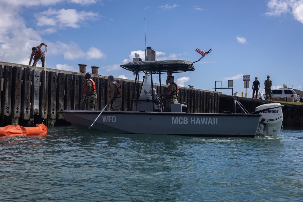 Fuel Pier Booming Exercise