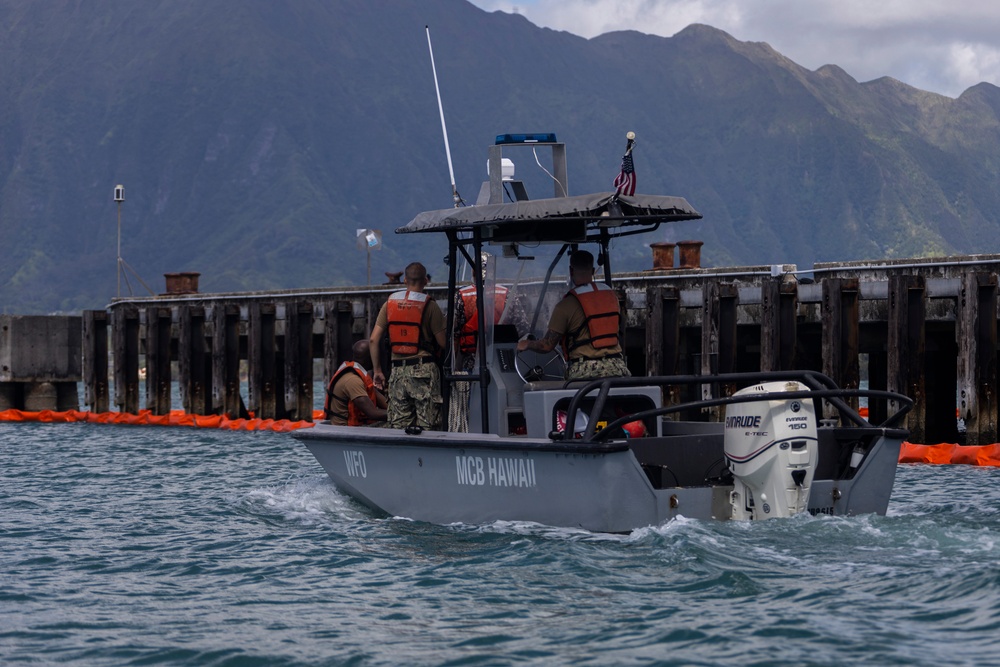 Fuel Pier Booming Exercise