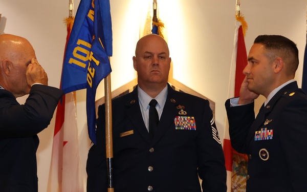 Activation of 101st Air and Space Operations Group, Detachment 1, and Assumption of Command Ceremony