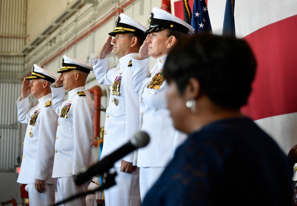 ACCLOGWING Holds Change of Command at Point Mugu