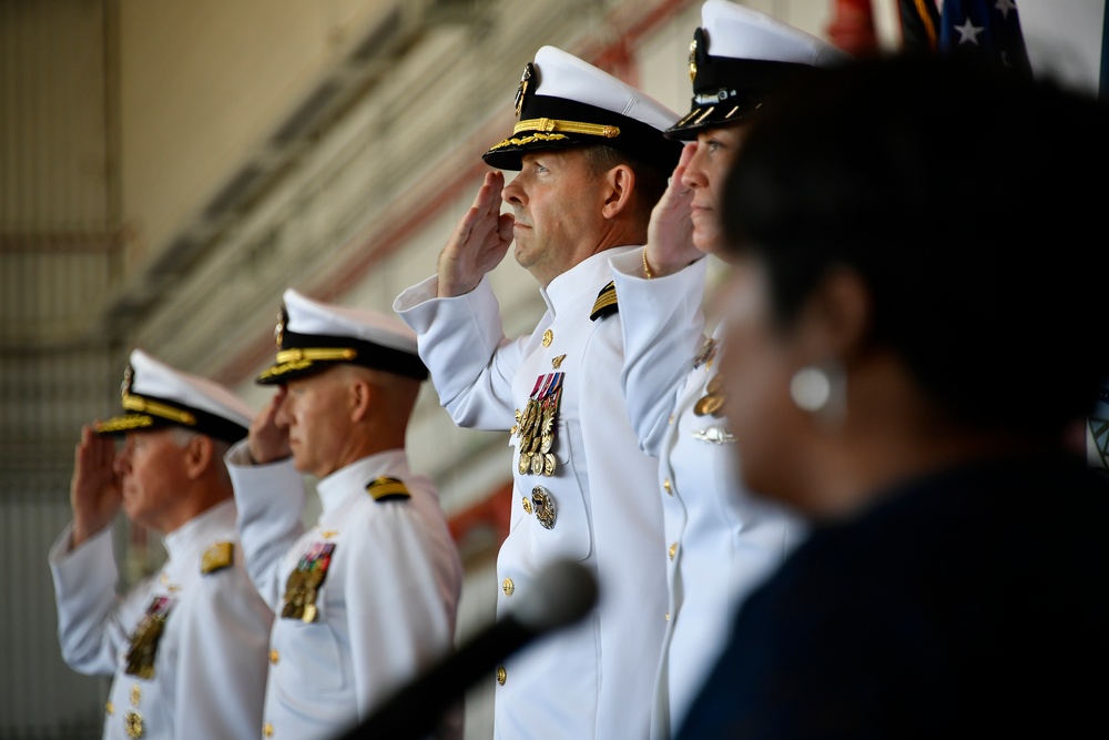 ACCLOGWING Holds Change of Command at Point Mugu