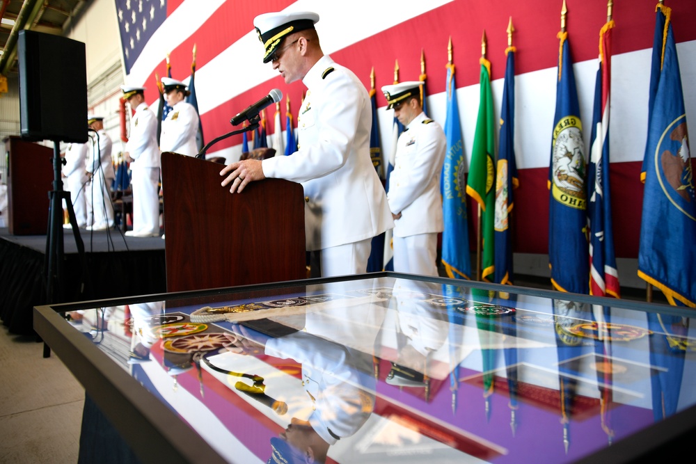 ACCLOGWING Holds Change of Command at Point Mugu