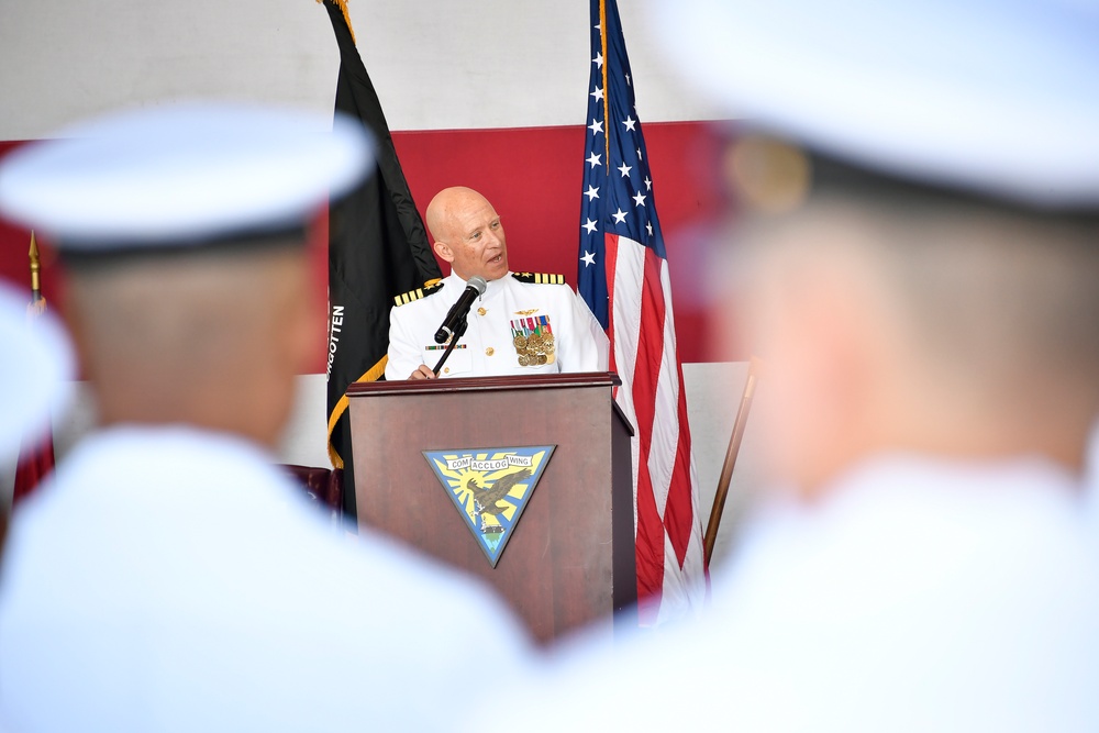 ACCLOGWING Holds Change of Command at Point Mugu