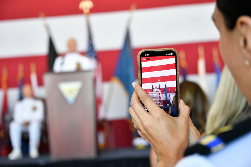 ACCLOGWING Holds Change of Command at Point Mugu