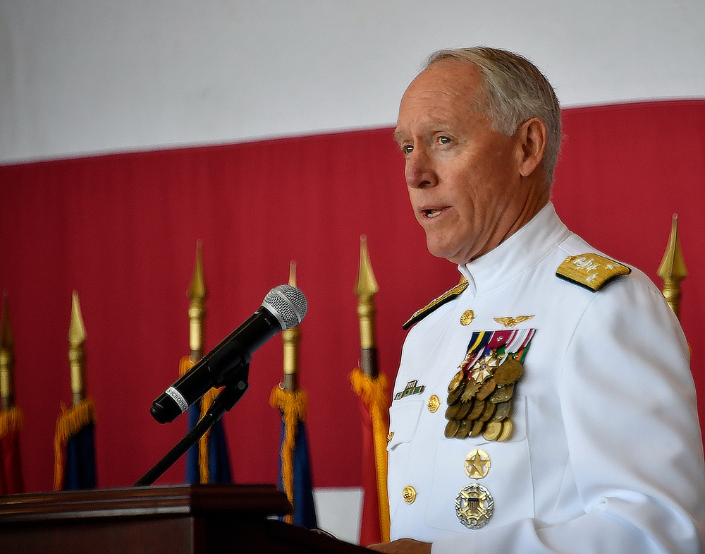 ACCLOGWING Holds Change of Command at Point Mugu