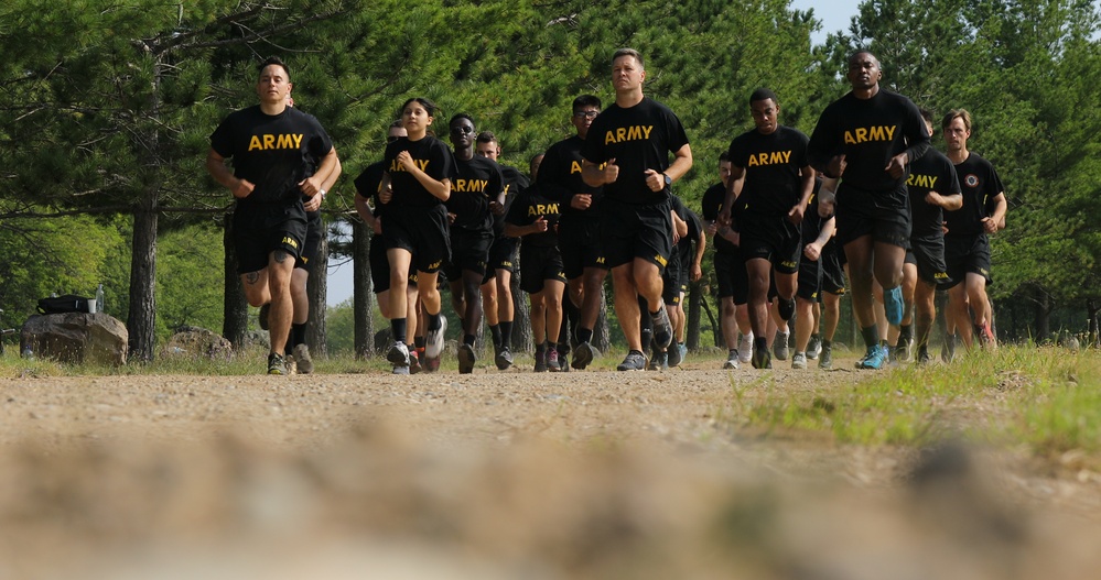 115th ESB Conduct Their ACFT at Northern Strike 23